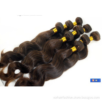 100% Human Hair Extension /Peruvian Virgin Remy Hair /Bodywave